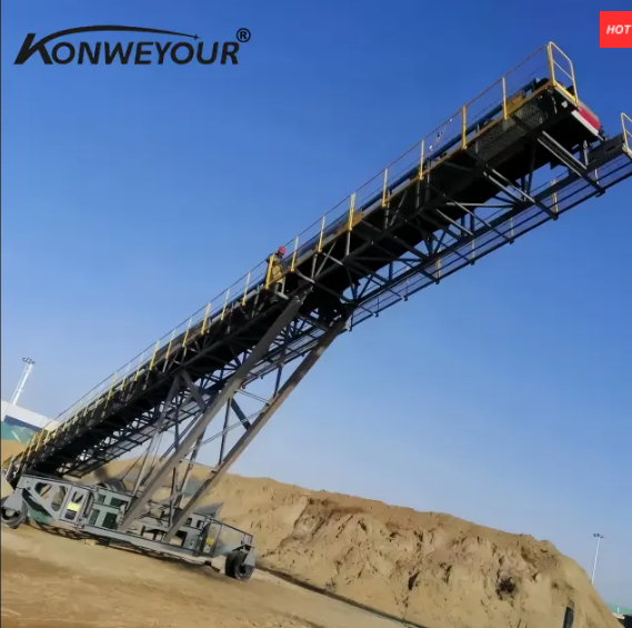 Tənzimlənən teleskopaltı yeraltı konveyer