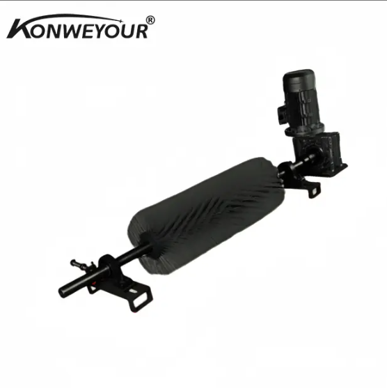 Motorlu fırça konveyer kəməri təmizləyicisi